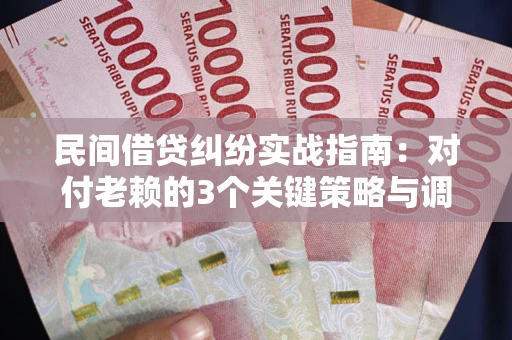 北京民间借贷纠纷实战指南：对付老赖的3个关键策略与调解盲区解析