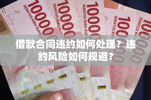 北京借款合同违约如何处理？违约风险如何规避？