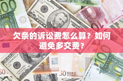 北京欠条的诉讼费怎么算？如何避免多交费？