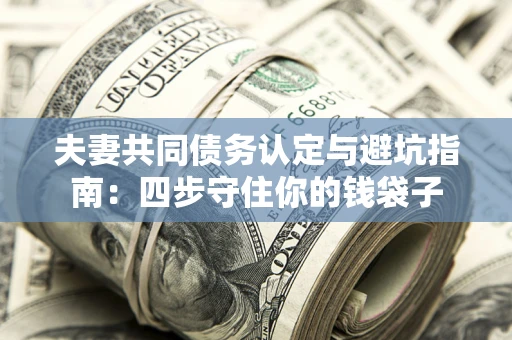 北京夫妻共同债务认定与避坑指南：四步守住你的钱袋子
