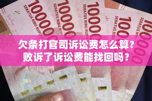 北京欠条打官司诉讼费怎么算？败诉了诉讼费能找回吗？