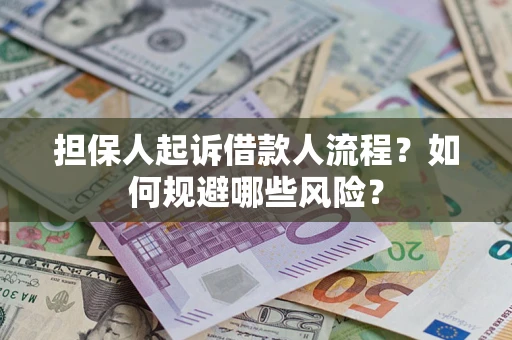 北京担保人起诉借款人流程？如何规避哪些风险？