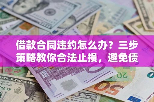 北京借款合同违约怎么办？三步策略教你合法止损，避免债务危机升级